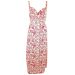 MONSOON Strappy V-Neck Cross-Over Bodice Floral Maxi Dress