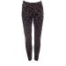 Textured Baroque / Floral Velvet Tapestry Flock Leggings