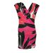 M&Co Cowl Neck Pink & Black Mini Dress / Tunic