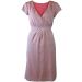 White Stuff Pink Abstract Floral Print Tea Dress
