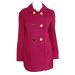Dorothy Perkins Pink Peter Pan Collar Wool Blend Winter Coat