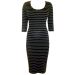 Black & Charcoal Stripe