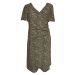 Elvi Vintage Downton Abbey Style Faux Wrap Chiffon Dress
