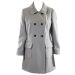 BHS Skyline Grey Double Breasted Coat