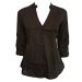 Dorothy Perkins Smart V-Neck Roll-Up Sleeve Blouse