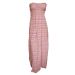 MISO Daisy Print Strapless Maxi Dress