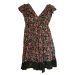 Dorothy Perkins Floral Print Chiffon Mini Dress / Tunic. Size 8-10