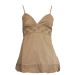 Miss Selfridge V-Neck Beige Strappy Tunic