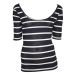 Monsoon Ballerina Style Striped Scoop Neck Lightweight Jersey Top
