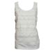M&S 100% Cotton Embroidered Sleeveless Top. Size 12