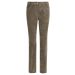 Viyella Khaki Corduroy Straight Leg Trousers