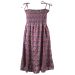 Next Tie Shoulder Elasticated Bodice Floral Print Cotton Dress
