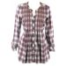 M&S Long Sleeve Checked Tunic / Shirt
