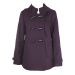Debenhams Plum Hooded Lined Duffle Coat