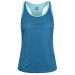 Fila Becky Racerback Moisture Wicking Gym Running Active Fitness Top - Aqua