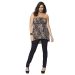 SO FABULOUS! Animal Print Strapless / Strappy Boobtube. PLUS Size 32