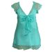 Wallis Aqua Chiffon Cami & Tunic Twinset