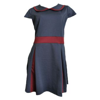 Miss Selfridge Navy Peter Pan Skater Dress