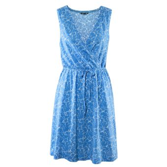 H&M Wrap Cross-Over Wrap Bodice Belted Dress